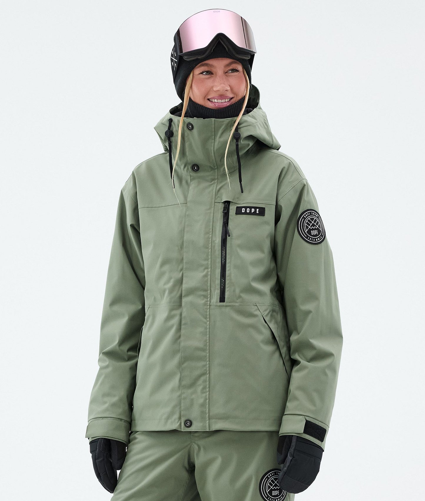 Snowboard Jacket For Women Moss Green