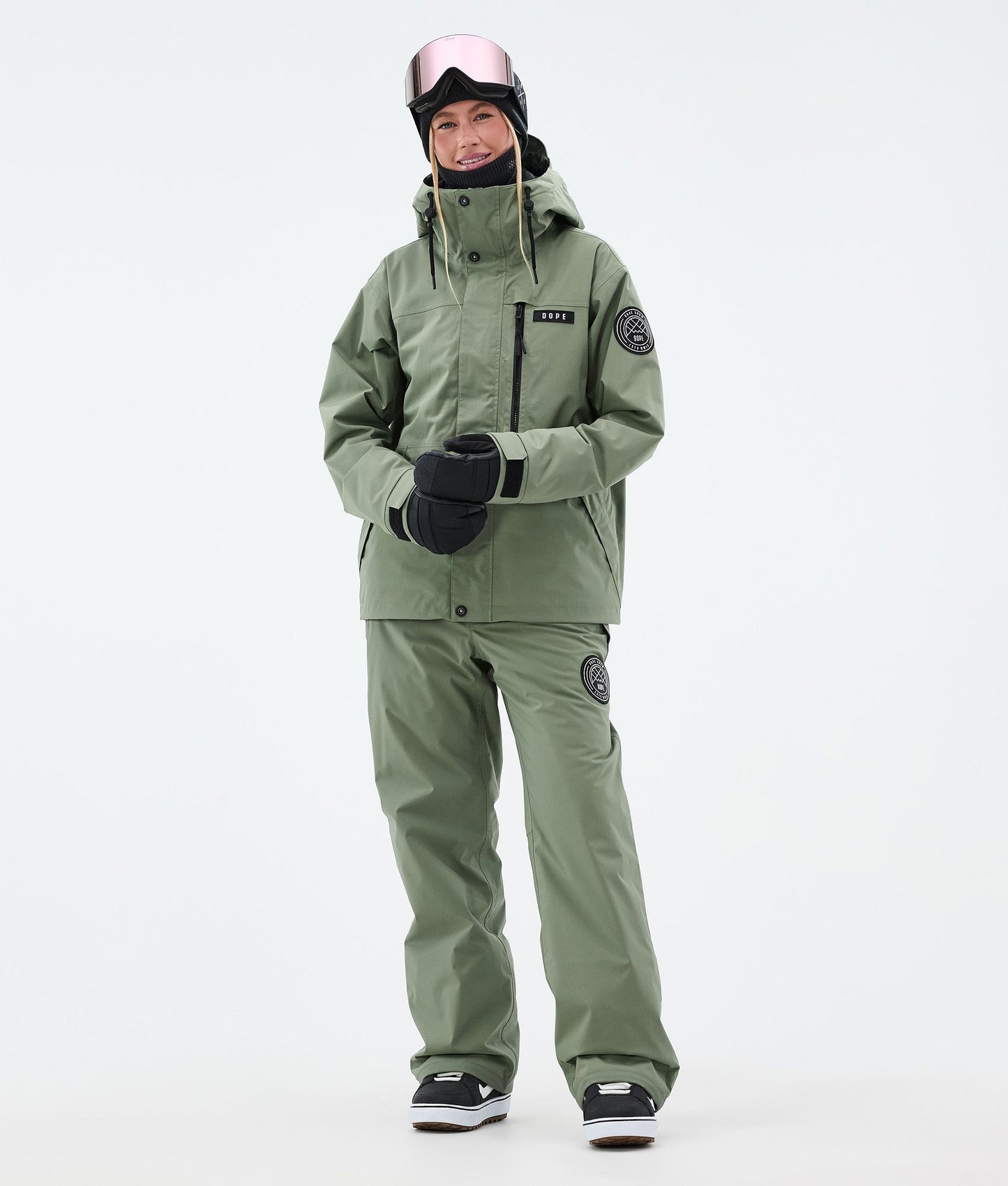 Snowboard Jacket For Women Moss Green