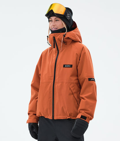 Snowboard Jacket For Women Burned Orange