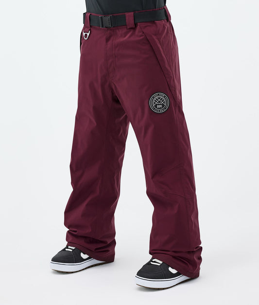 Snowboard Pants For Men Burgundy