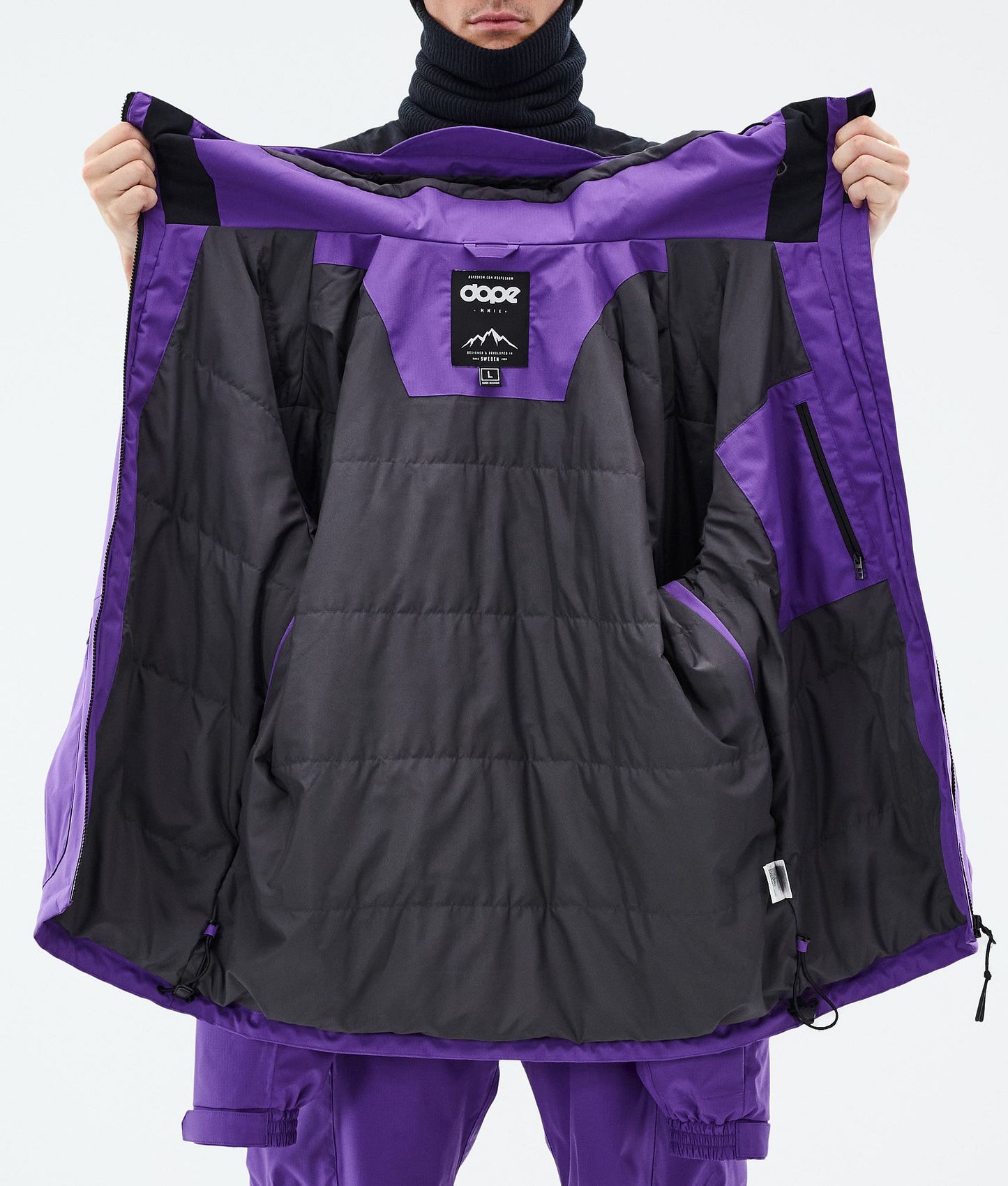 Snowboard Jacket For Men Vivid Purple