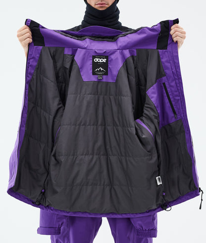 Snowboard Jacket For Men Vivid Purple
