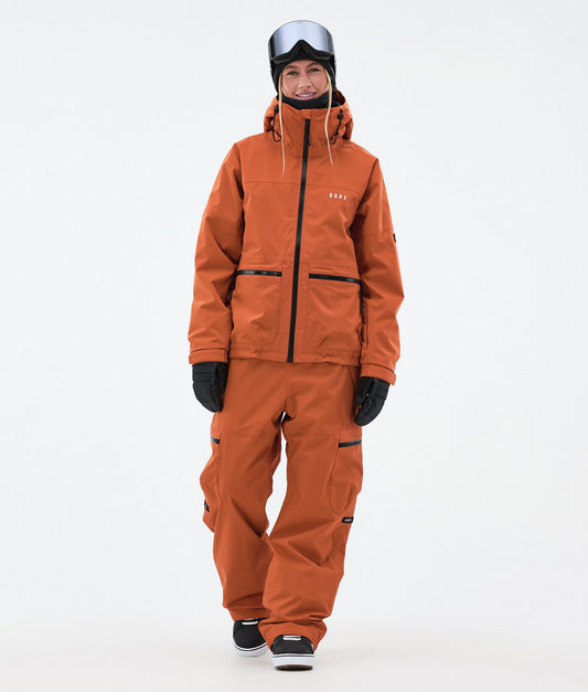 Snowboard Jacket For Women Burned Orange