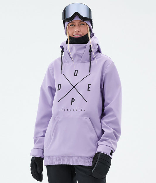 Snowboard Jacket For Women 2X-Up Faded Violet