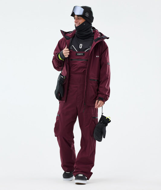 Snowboard Pants For Men Burgundy