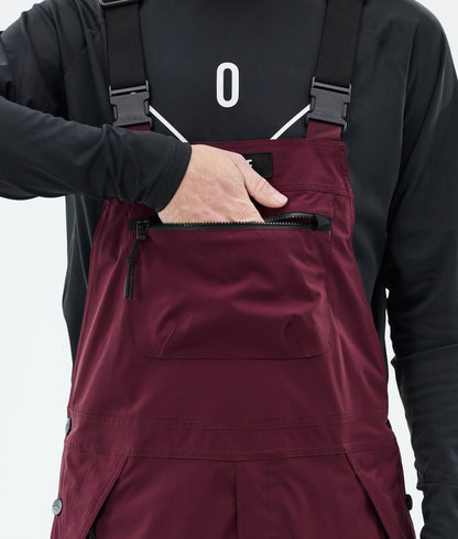 Snowboard Pants For Men Burgundy