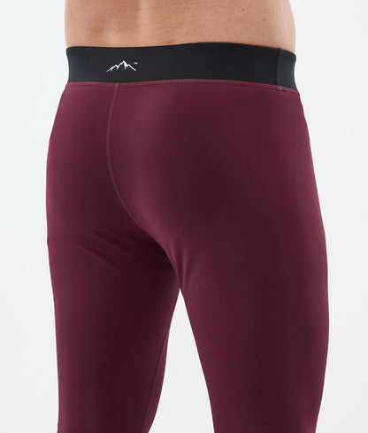Base Layer Pant For Men 2X-Up Burgundy