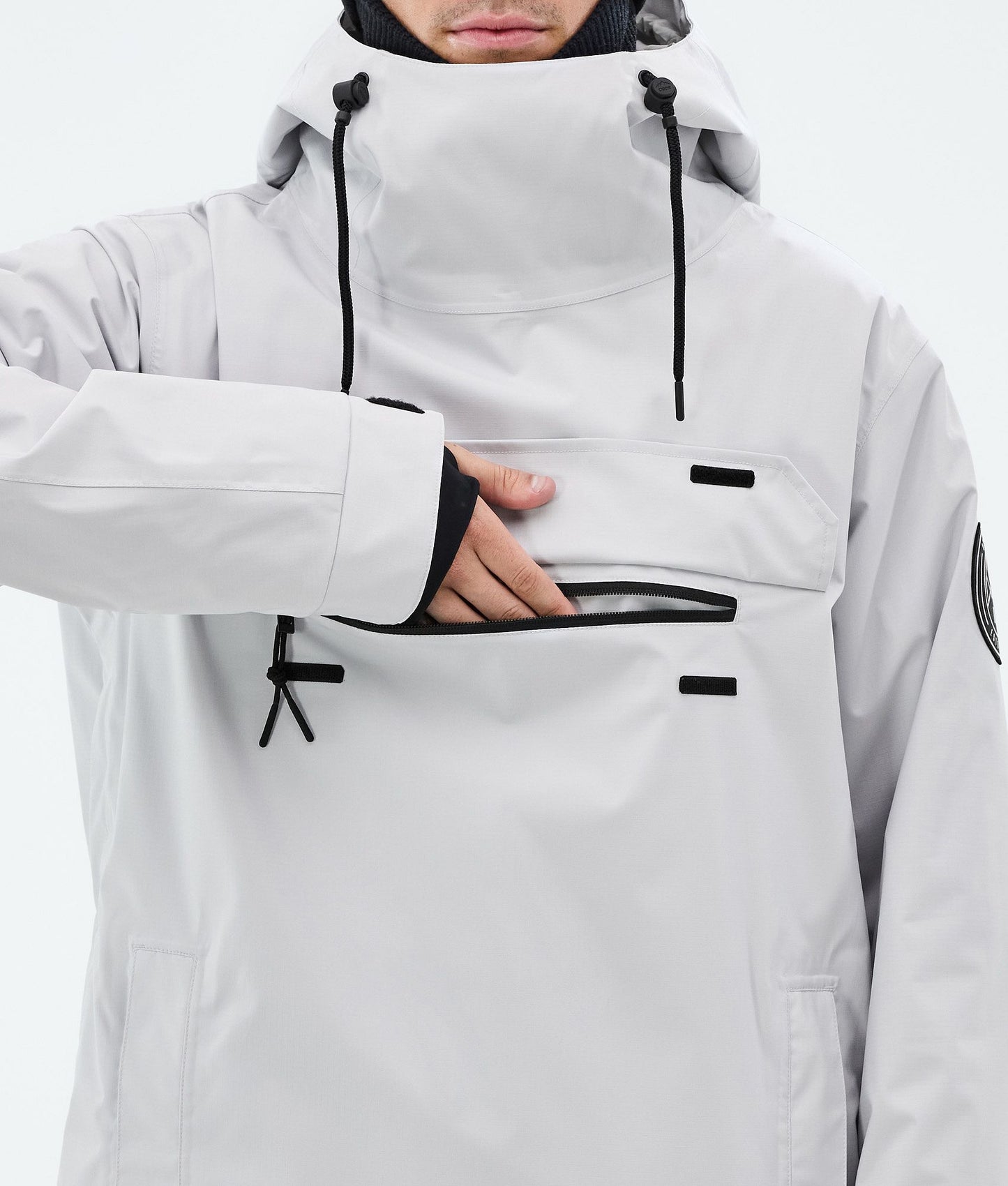 Snowboard Jacket For Men Light Grey