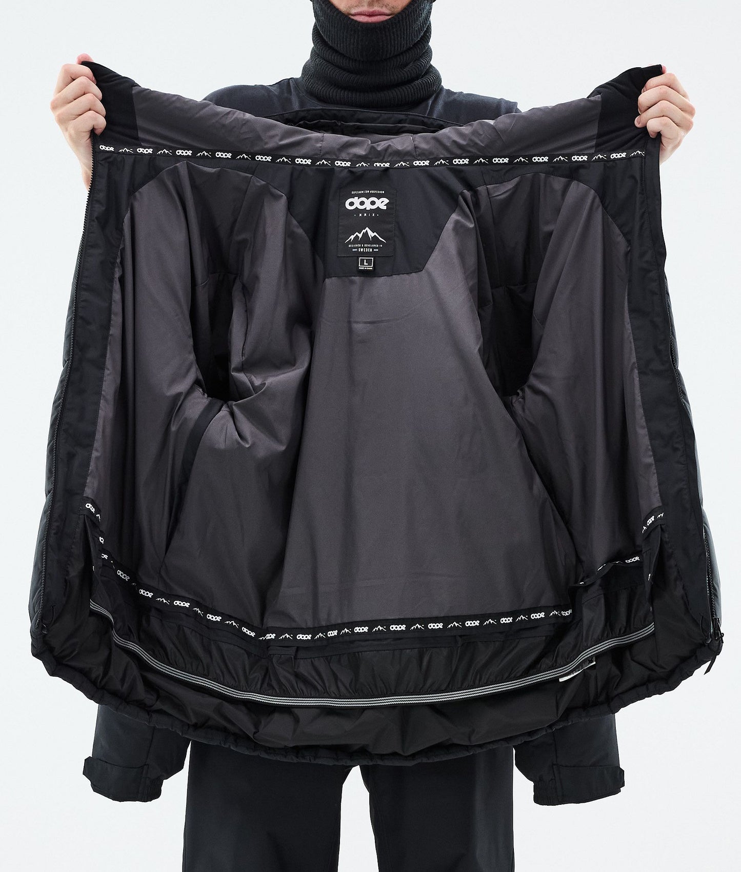 Snowboard Jacket For Men Black