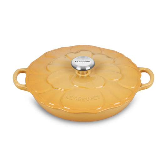 Signature Cast Iron 2.25-quart Honey Petal Braiser