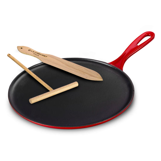 Cast Iron 10.75-inch Cerise Crepe Pan