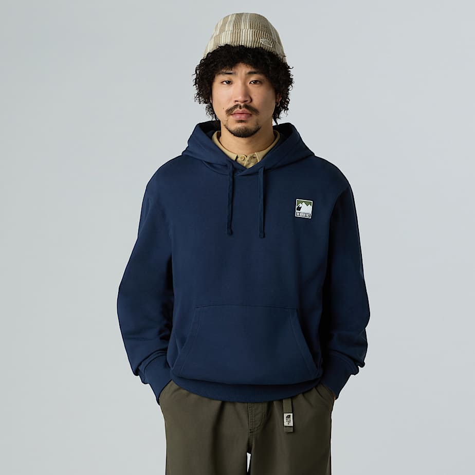 Men's Mountain Logo Relaxed Hoodie