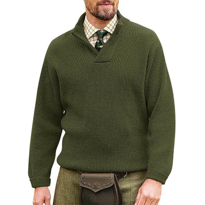 Men's Cashmere Casual Solid Color Sweater