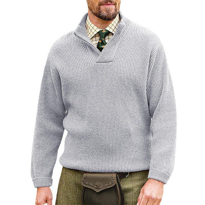 Men's Cashmere Casual Solid Color Sweater