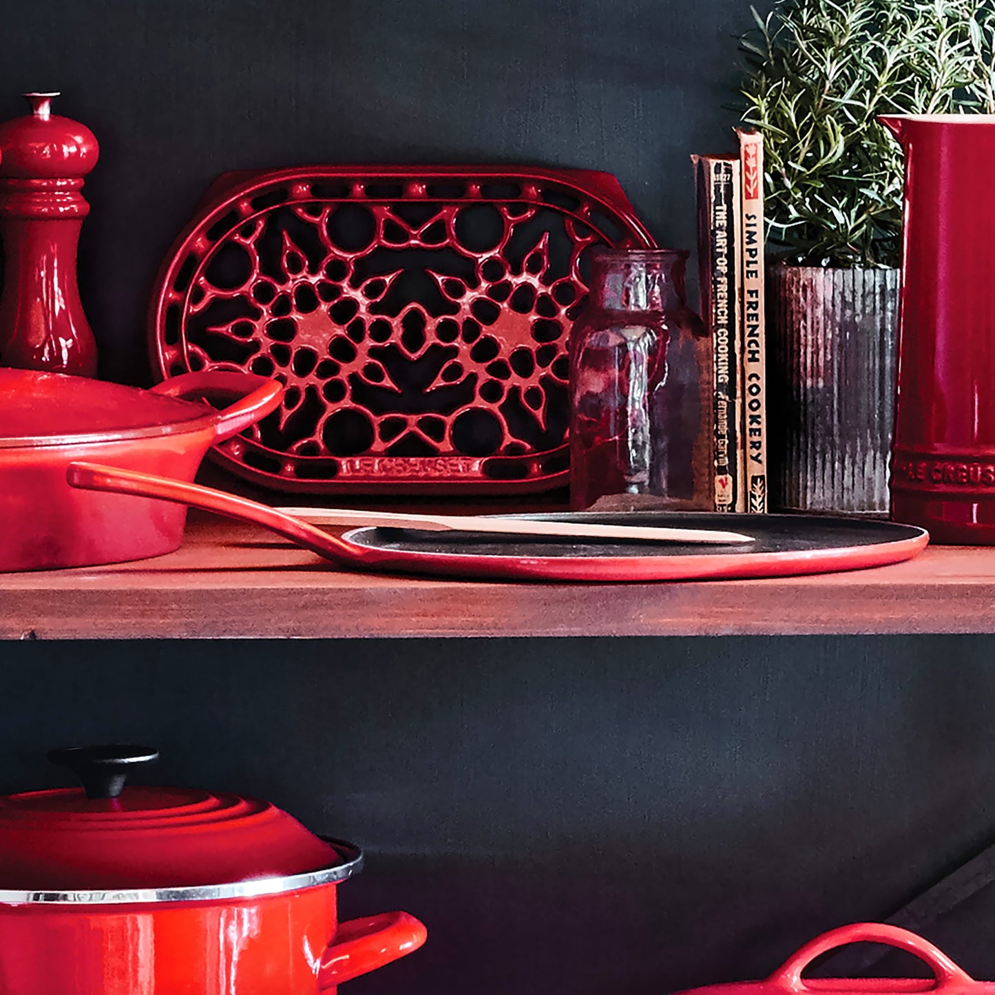 Cast Iron 10.75-inch Cerise Crepe Pan