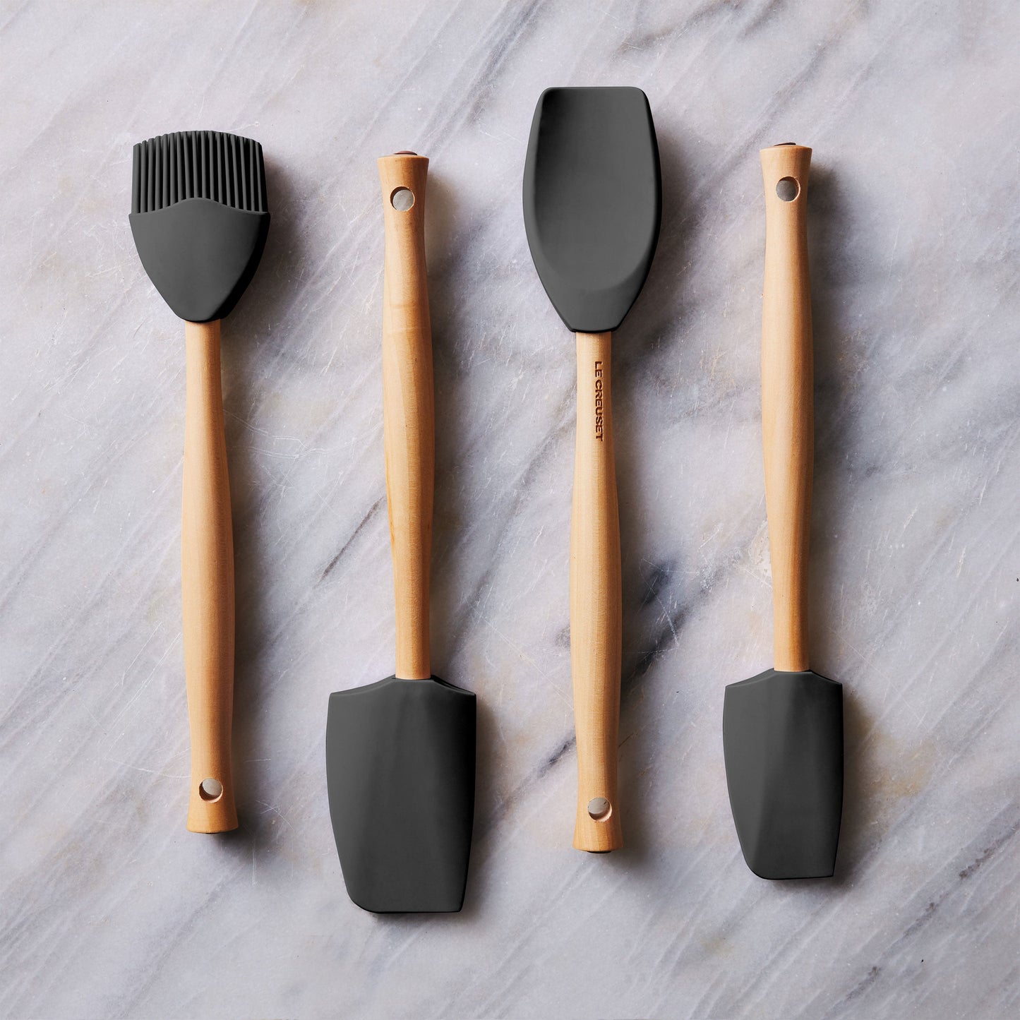 5 Piece Oyster Silicone Utensil Set