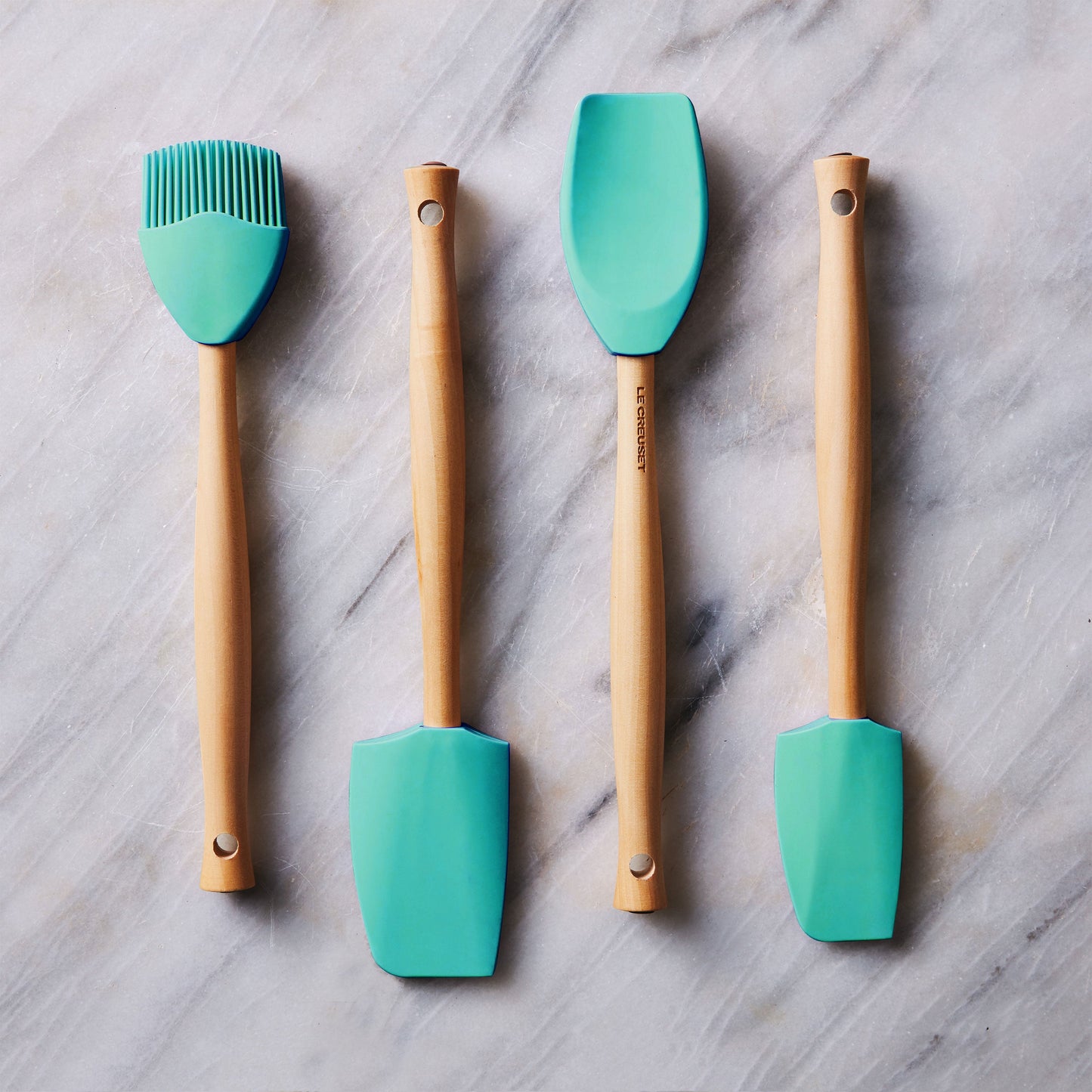 5 Piece Caribbean Silicone Utensil Set