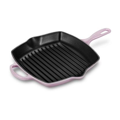 Signature Cast Iron 10.25-inch Shallot Square Grill Pan