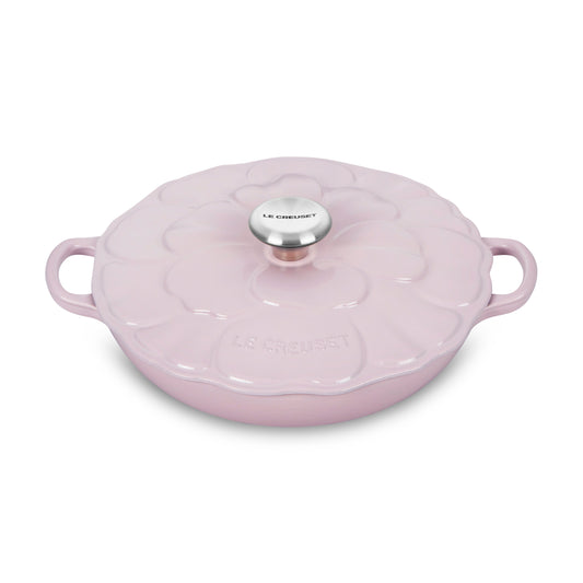Signature Cast Iron 2.25-quart Shallot Petal Braiser