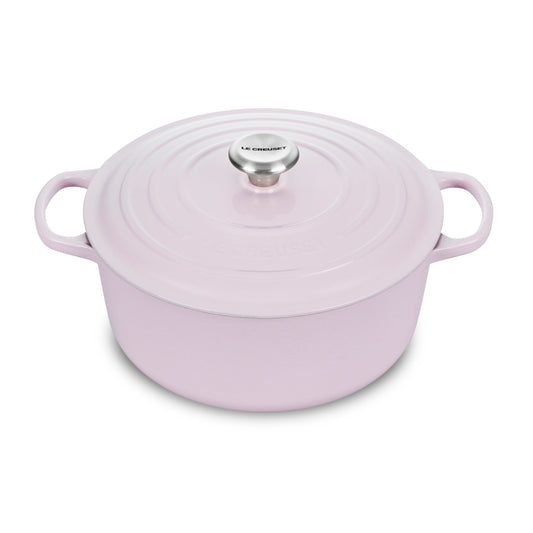 Signature Cast Iron 7.25-quart Shallot Round Dutch Oven
