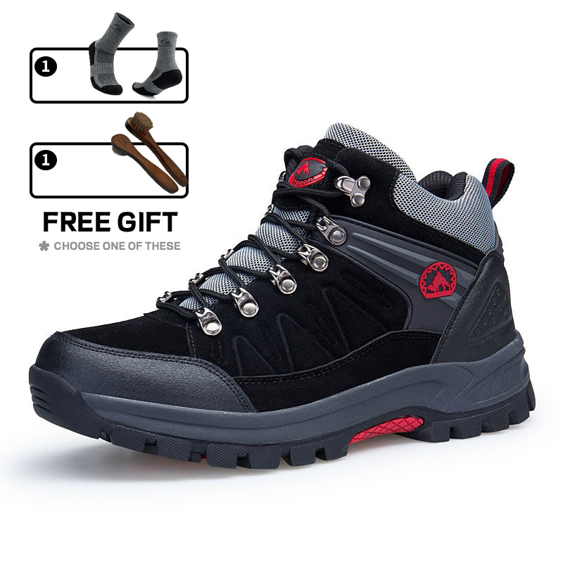 (⏰BLACK FRIDAY SPECIAL - 70 % RABATT)Herren-Bergsteigerstiefel mit orthopädischer Knöchelunterstützung, wasserdichte, rutschfeste, breite Zehenpartie, taktische Stiefel 