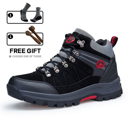 (⏰BLACK FRIDAY SPECIAL - 70 % RABATT)Herren-Bergsteigerstiefel mit orthopädischer Knöchelunterstützung, wasserdichte, rutschfeste, breite Zehenpartie, taktische Stiefel 