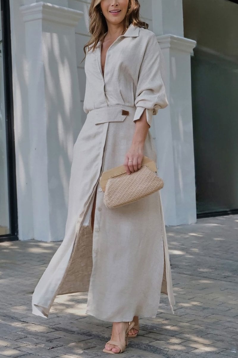 2025 Solid color maxi dress  (Upgraded Version)