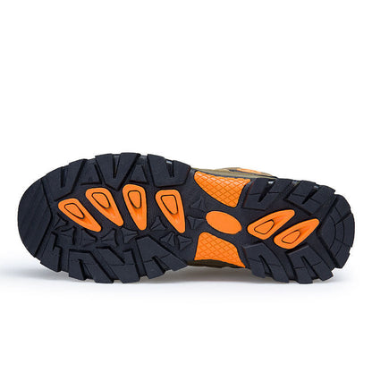 (⏰BLACK FRIDAY SPECIAL - 70 % RABATT)Herren-Bergsteigerstiefel mit orthopädischer Knöchelunterstützung, wasserdichte, rutschfeste, breite Zehenpartie, taktische Stiefel 