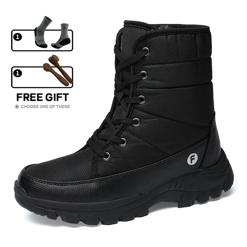 (Zeitlich begrenzte Aktion mit 70 % Rabatt) Neue Herren-Schneestiefel für den Winter 2024 mit Knöchelstütze und breiter Zehenpartie, orthopädische Fußgewölbeunterstützung, warme, durchtrittsichere, wasserdichte und rutschfeste Wanderstiefel 