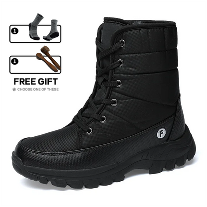 (Zeitlich begrenzte Aktion mit 70 % Rabatt) Neue Herren-Schneestiefel für den Winter 2024 mit Knöchelstütze und breiter Zehenpartie, orthopädische Fußgewölbeunterstützung, warme, durchtrittsichere, wasserdichte und rutschfeste Wanderstiefel 