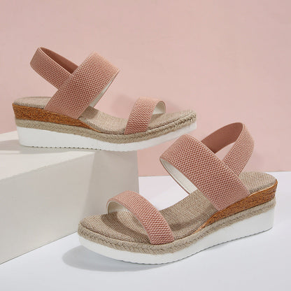 🔥DERNIER JOUR -60%🔥 - Sandales compensées décontractées pour femmes 