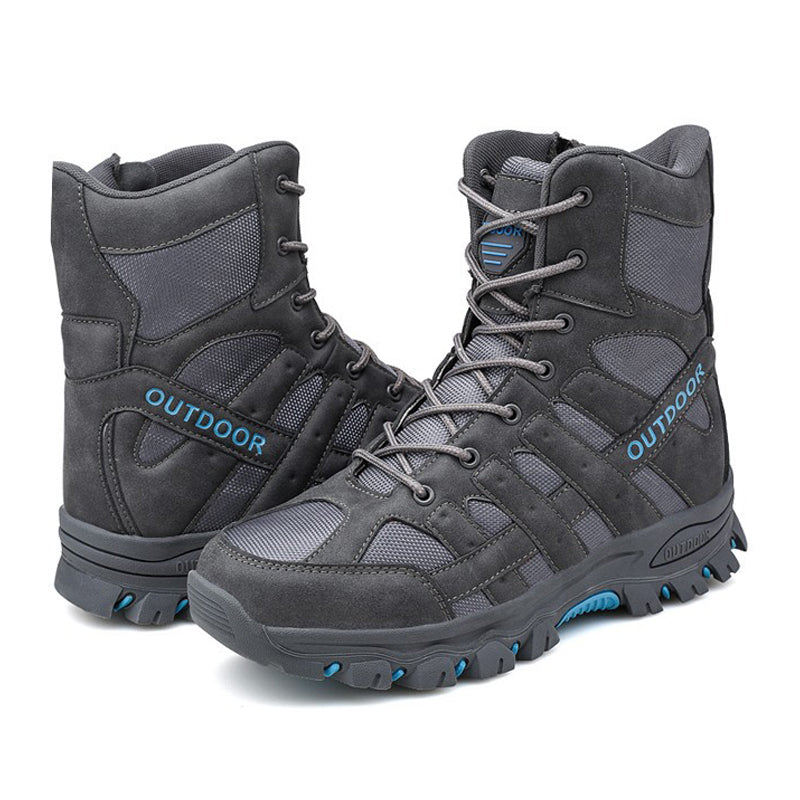 (⏰Remise à durée limitée 49 % de réduction) Bottes de randonnée légères, respirantes, durables et antidérapantes pour hommes, bottes de combat de l'armée, bottes de travail 