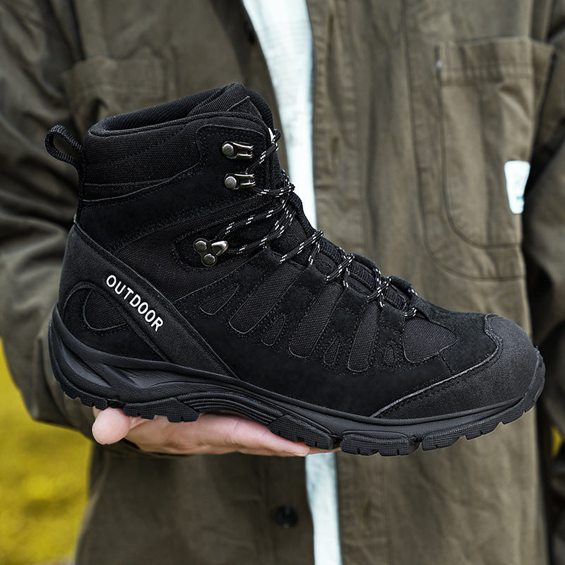 (⏰ Événement de liquidation 49% de réduction) Bottes tactiques orthopédiques à bout large et à tige haute pour hommes, bottes de randonnée confortables, antidérapantes et durables 