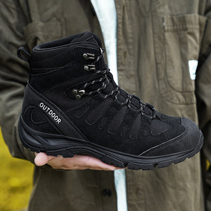 (⏰ Événement de liquidation 49% de réduction) Bottes tactiques orthopédiques à bout large et à tige haute pour hommes, bottes de randonnée confortables, antidérapantes et durables 