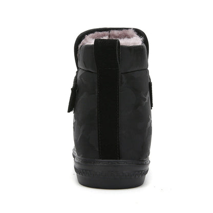 (Zeitlich begrenztes 70% Rabatt-Event) Herren Winter 2024 Neue warme wasserdichte rutschfeste durchstichfeste Slip-On-Schneestiefel mit Klettverschluss Knöchelstütze Orthopädische Baumwollschuhe mit breiter Zehen- und Fußgewölbestütze 