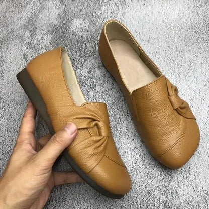 💖Promotion du dernier jour 60% de réduction - Chaussures en cuir à semelles souples antidérapantes pour femmes 