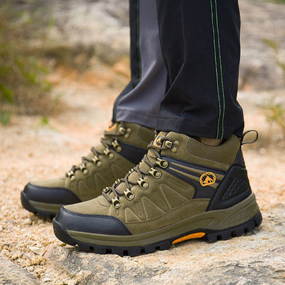 (⏰BLACK FRIDAY SPECIAL - 70 % RABATT)Herren-Bergsteigerstiefel mit orthopädischer Knöchelunterstützung, wasserdichte, rutschfeste, breite Zehenpartie, taktische Stiefel 