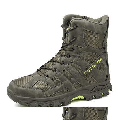 Men's Lightweight  Breathable Durable Anti-slip Hiking Boots Combat Army Boots Work Boots