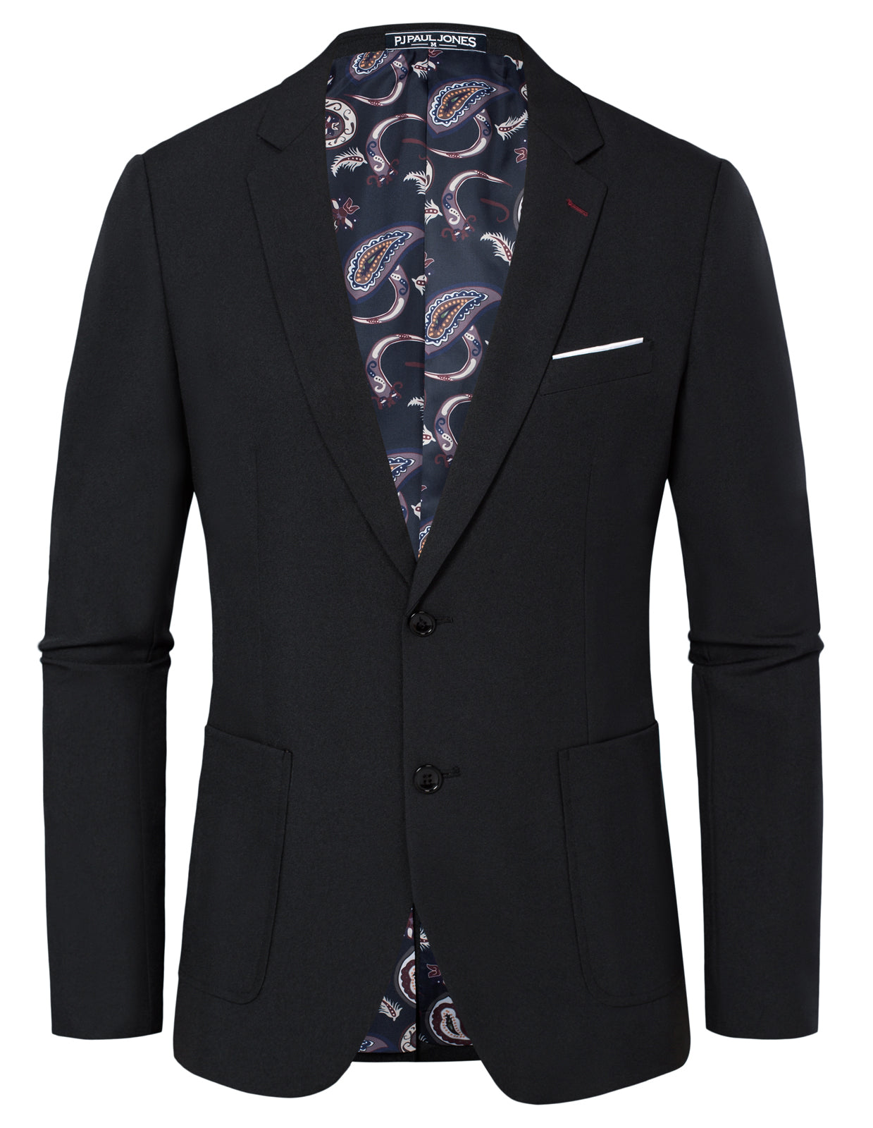 Blazer de sport décontracté pour homme, veste d'affaires légère à deux boutons 