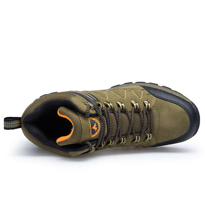 (⏰BLACK FRIDAY SPECIAL - 70 % RABATT)Herren-Bergsteigerstiefel mit orthopädischer Knöchelunterstützung, wasserdichte, rutschfeste, breite Zehenpartie, taktische Stiefel 