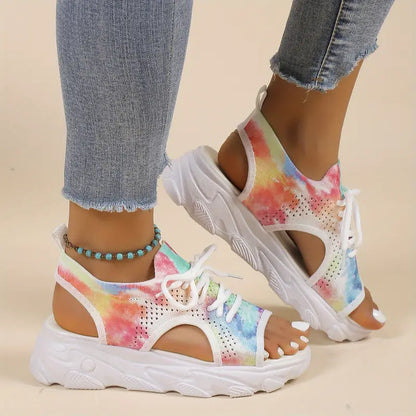 🔥DERNIER JOUR -60%🔥 -SANDALES COMPENSÉES DÉCONTRACTÉES POUR FEMMES 