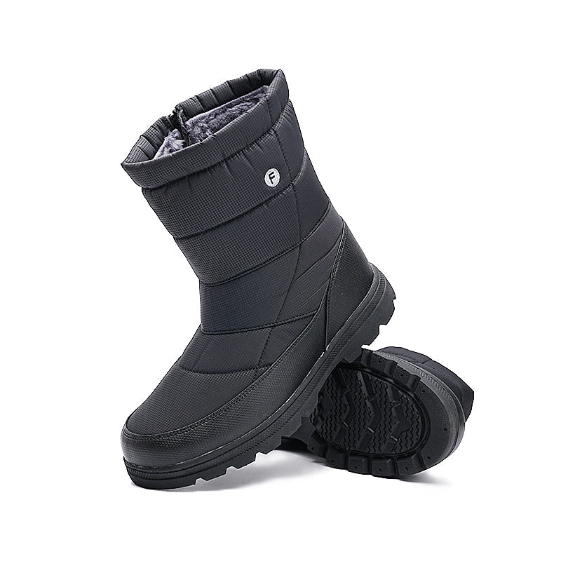 (Zeitlich begrenztes 70% Rabatt-Event) Herren-Schneestiefel im neuen Stil für den Winter 2024, warm, wasserdicht, rutschfest, durchstichfest, einstufiger orthopädischer Knöchelschutz, Wanderstiefel mit breiter Zehenpartie und Fußgewölbeunterstützung 