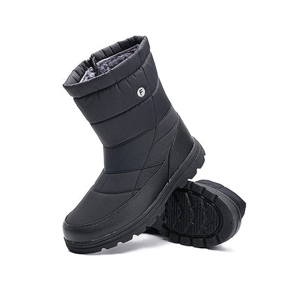 (Zeitlich begrenztes 70% Rabatt-Event) Herren-Schneestiefel im neuen Stil für den Winter 2024, warm, wasserdicht, rutschfest, durchstichfest, einstufiger orthopädischer Knöchelschutz, Wanderstiefel mit breiter Zehenpartie und Fußgewölbeunterstützung 