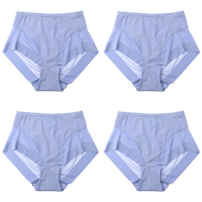 🔥Hot Sale Pay 1 Get 4🔥High Waist Ice Silk Seamless Shaping Briefs