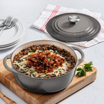 Cast Iron 2.75-quart Oyster Shallow Round Dutch Oven