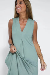 Elegant Long Dress + Matching Cardigan
